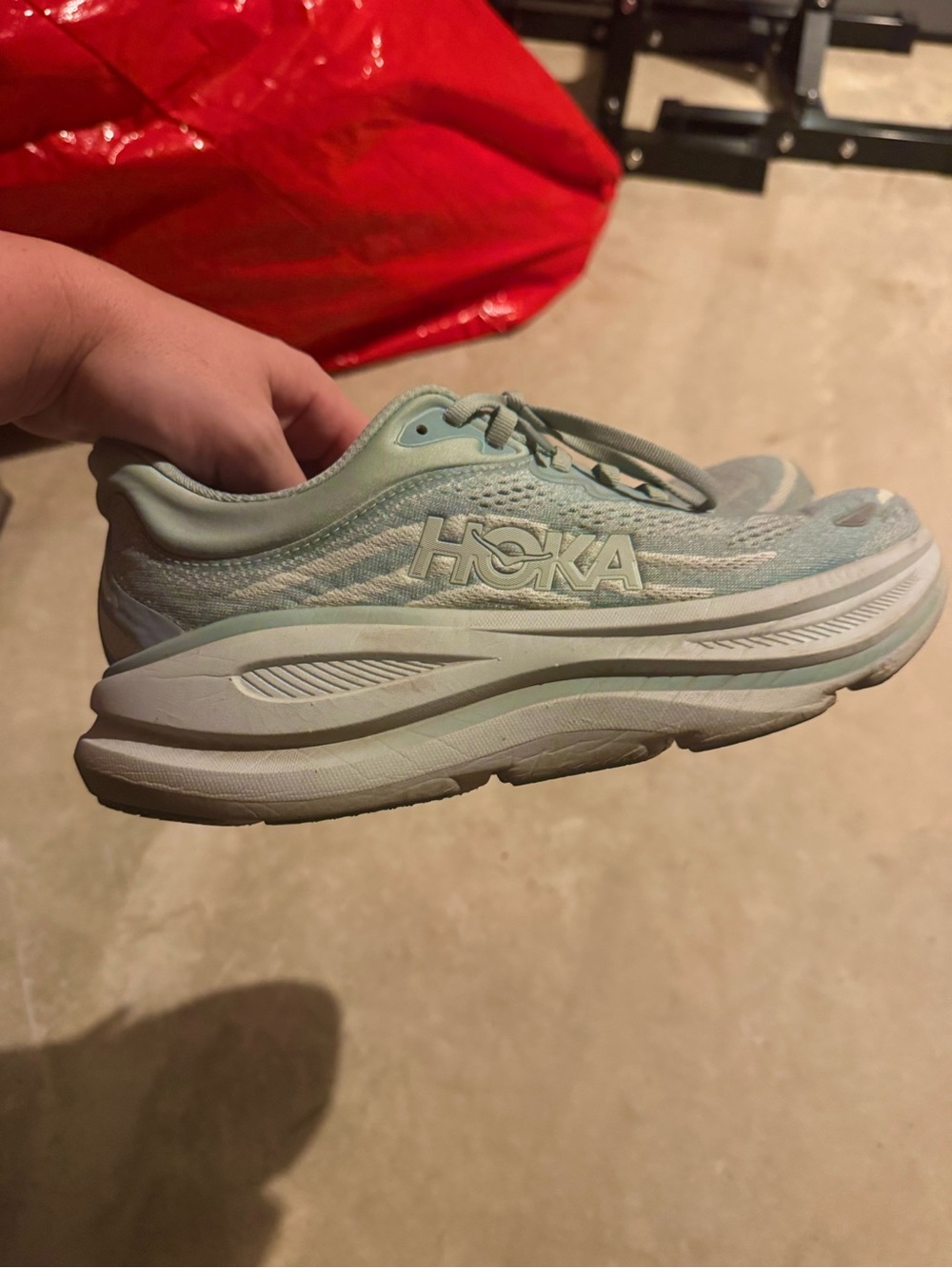 Hoka Women's icy blue Running Sneaker